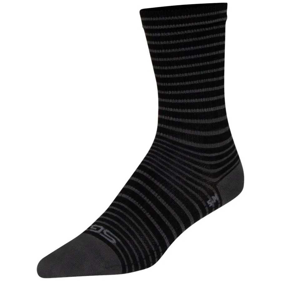SGX Black Stripes Bike Socks - Black